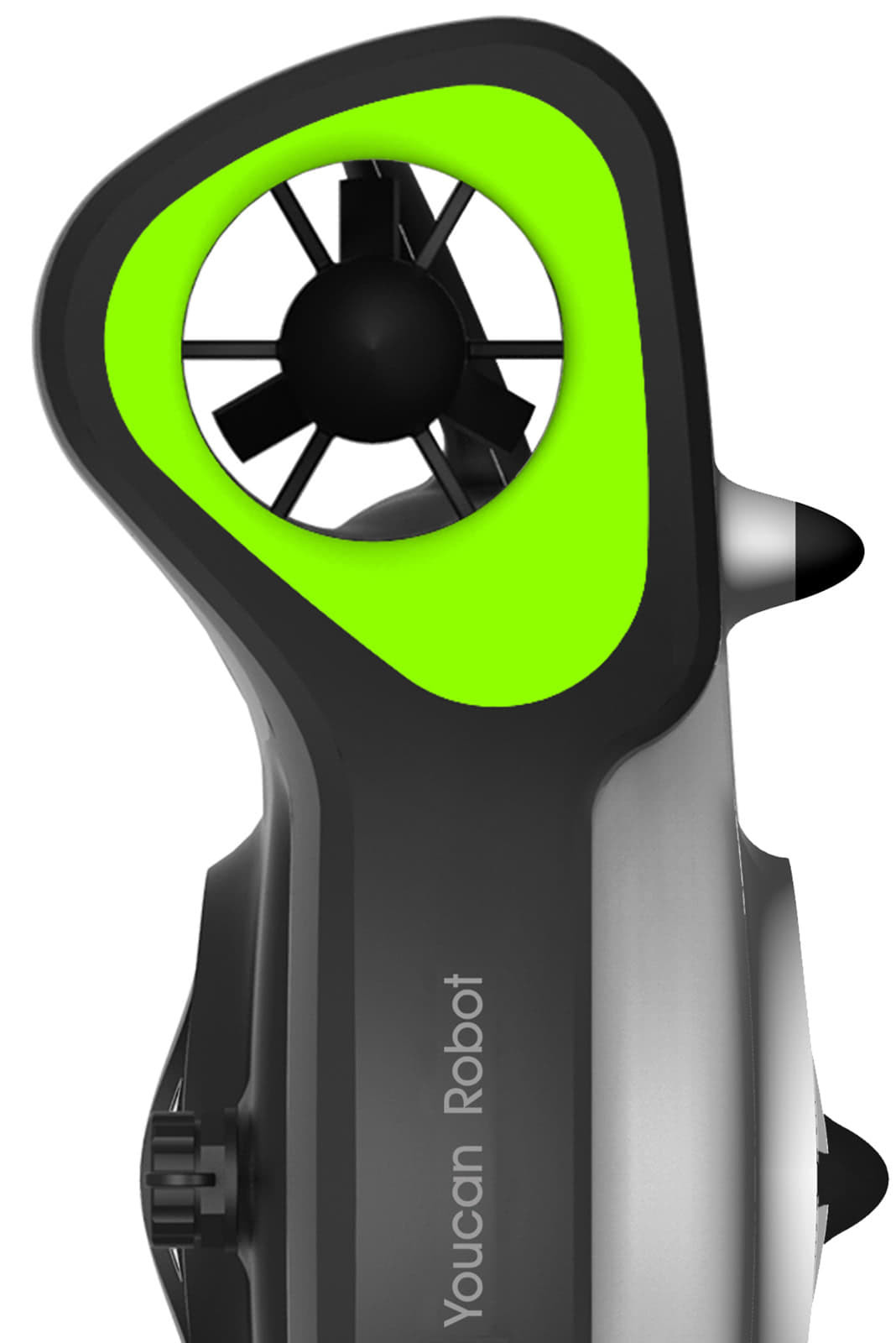 Green UUV Propeller on BW Space